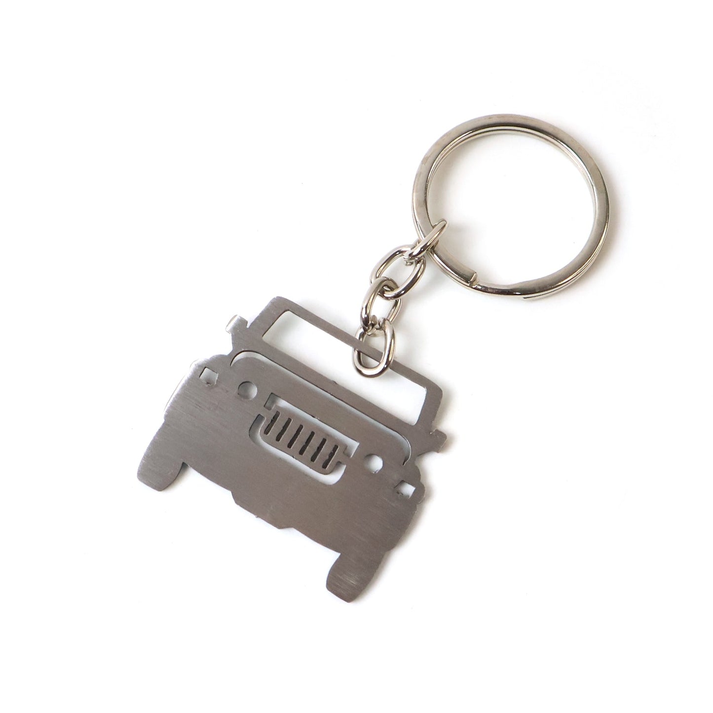 Premium Metal Jeep Car Shape Keychain