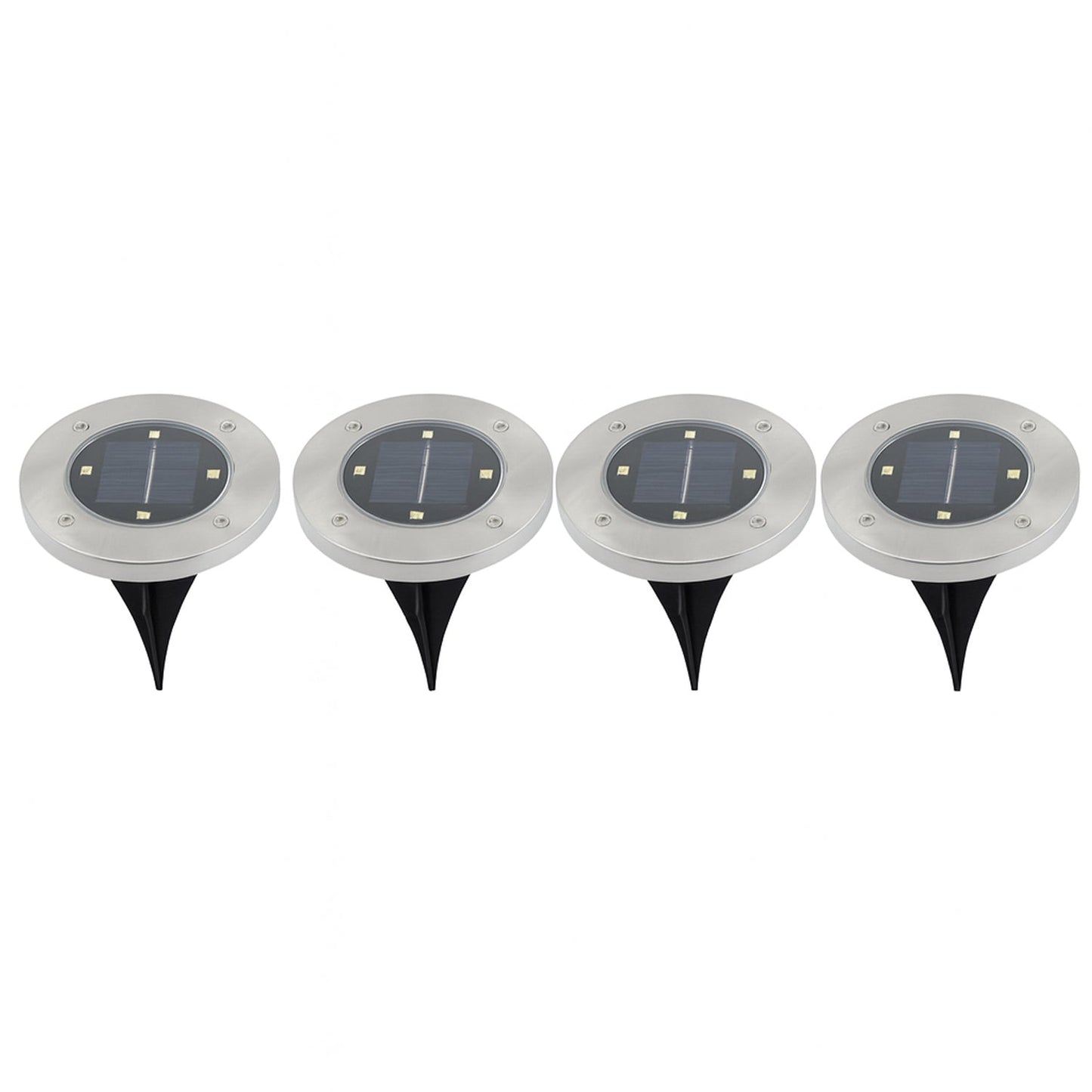 Solar Powered LED Garden Lights (4 Pc)