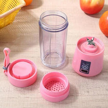 🍹 Portable 6-Blade USB Electric Juicer | Rechargeable Smoothie & Protein Shaker Bottle 380ml | On-the-Go Fruit & Vegetable Blender