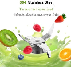 🍹 Portable 6-Blade USB Electric Juicer | Rechargeable Smoothie & Protein Shaker Bottle 380ml | On-the-Go Fruit & Vegetable Blender